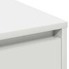 vidaXL LED sideboard med hylle Hvit 71 x 34,5 x 75 cm Konstruert tre