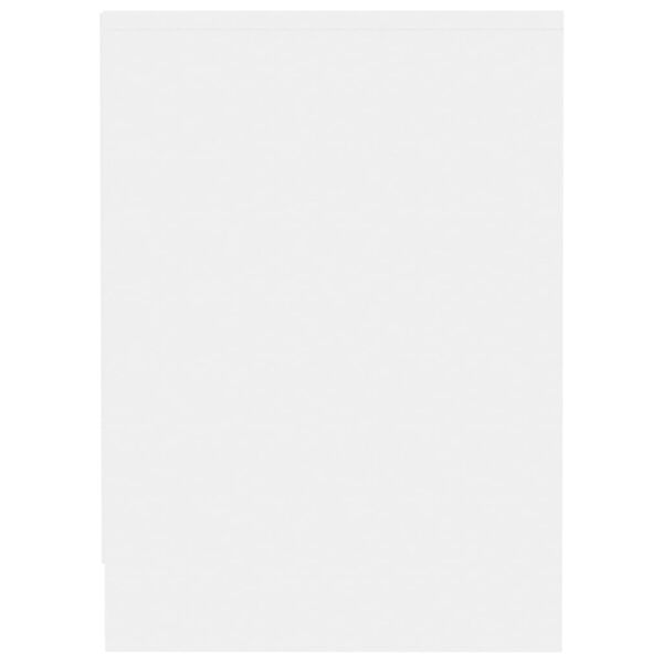 vidaXL TV-benk hvit 102x37,5x52,5 cm konstruert tre