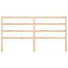 vidaXL Sengegavl 206x4x100 cm heltre furu
