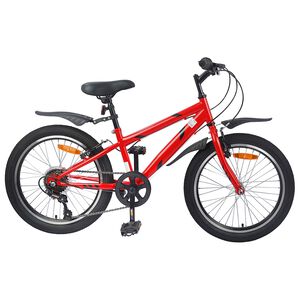 vidaXL Barnesykkel 20 Tommer 6-Speed for 6-11 &aring;r gammel R&oslash;d