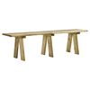 vidaXL Hagebenk 160 cm impregnert heltre furu