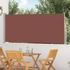 vidaXL Uttrekkbar sidemarkise 120 x 300 cm brun