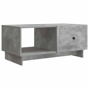 vidaXL Kaffebord Betonggr&aring; 90 x 50 x 40 cm Konstruert tre