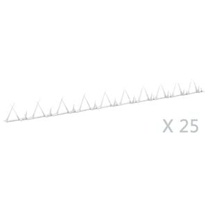 vidaXL Gjerdepigger 25 stk st&aring;l 1 m