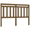 vidaXL Sengegavl honningbrun 126x4x100 cm heltre furu
