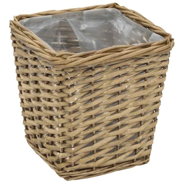 vidaXL H&oslash;ybed 3 stk flettekurv med PE-f&ocirc;ring