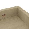 vidaXL Loggia-vegghyller 2 stk eik 60x15x4 cm MDF