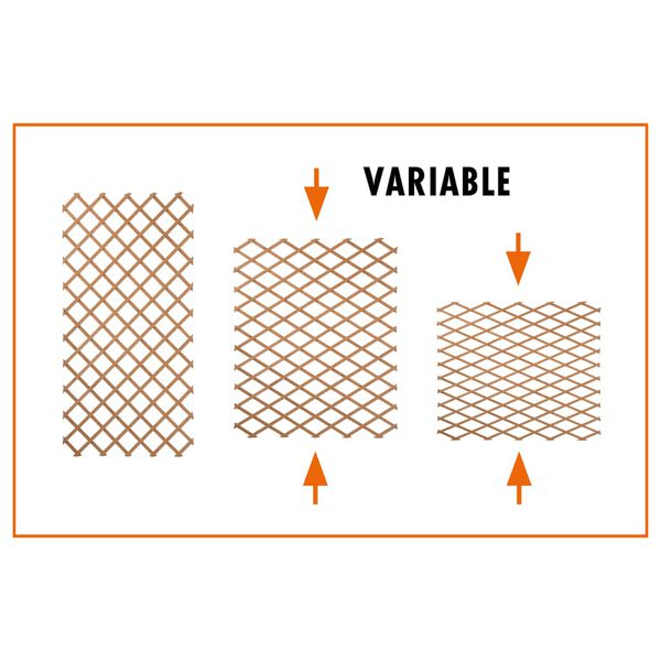 Nature Hageespalier 50x150 cm PVC antrasitt