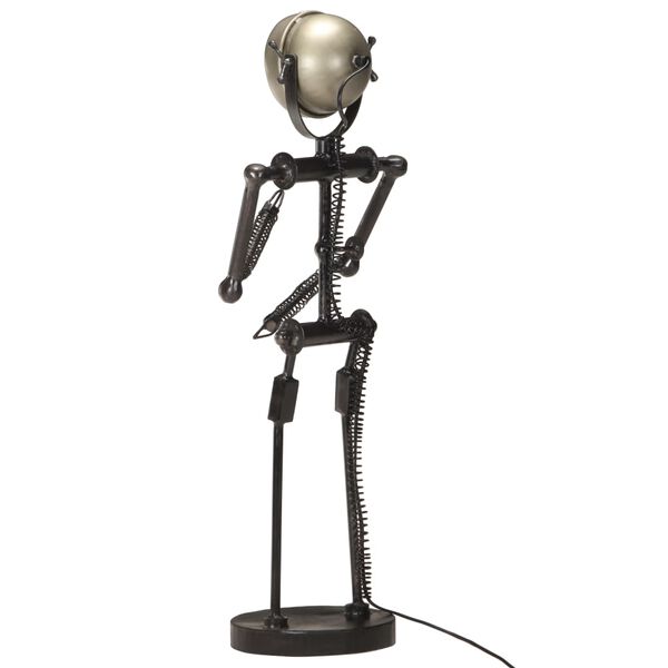 vidaXL St&aring;ende lampe med motorsykkel-frontlys dukkeform E27