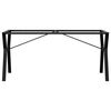 vidaXL Ben for spisebord Y-ramme 160x80x73 cm stål