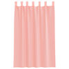 vidaXL Voilegardiner med hemper 2 stk rosa 140x175 cm
