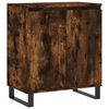 vidaXL Skjenk r&oslash;kt eik 60x35x70 cm konstruert tre