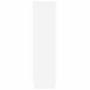 vidaXL Høyskap Hvit 31,5 x 32 x 124 cm Konstruert tre