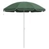 vidaXL Parasoll gr&oslash;nn 161 x 161 x 193 cm Polyester