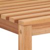 vidaXL 5-delers hagespisesett 120x70 cm heltre teak