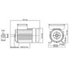 vidaXL Elektrisk motor 1 fase aluminium 1,5kW/2HP 2 poler 2800 o/min