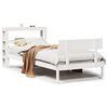 vidaXL Sengeramme uten madrass hvit 90x190 cm heltre furu