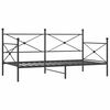 vidaXL Dagseng uten madrass svart 100x190 cm st&aring;l