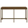 vidaXL Hagebord honningbrun 203,5x90x110 cm heltre furu