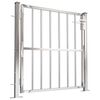 vidaXL Hageport 100x95 cm rustfritt st&aring;l