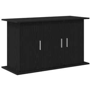 vidaXL Akvariestativ svart eik 101x41x58 cm konstruert tre