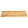 vidaXL Bordplate 70x60x3,8 cm naturlig kant heltre mango
