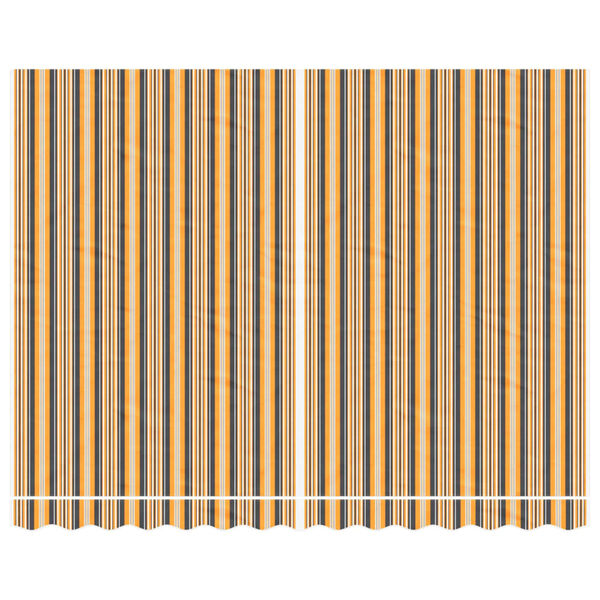 vidaXL Erstatningsduk for markise flerfarget stripe 3,5x2,5 m
