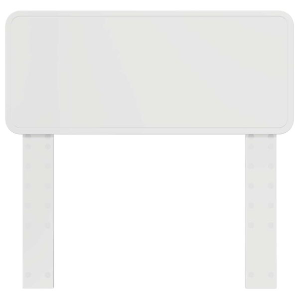 vidaXL Hodegavl Glanset Hvit 75 cm Konstruert tre