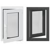 vidaXL Tilt & Turn Kjeller Vindu RISOR 60 x 90 cm PVC og glass