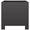 vidaXL Plantekasser 2 stk svart 30x30x30 cm st&aring;l