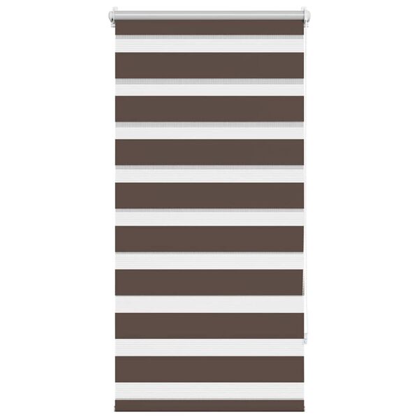 vidaXL Zebra Gardiner 80 x 150 cm Kaffe Farge