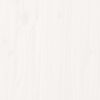 vidaXL Solseng hvit 205x70x31,5 cm heltre furu