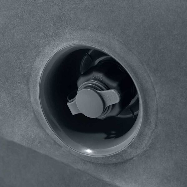 Intex Oppblåsbar stol 117x224x66 cm mørkegrå