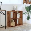 vidaXL Bokhylle gammelt tre 68,5x32x68,5 cm konstruert tre