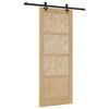 vidaXL Skyved&oslash;r ORKDAL Naturlig 83 x 211 cm Heltre furu