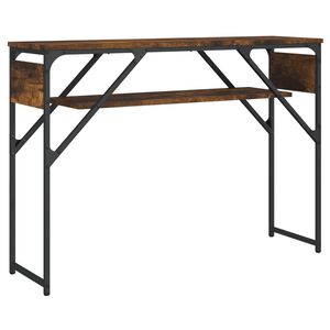 vidaXL Konsollbord r&oslash;kt eik 105x30x75 cm konstruert tre
