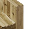 vidaXL Hagesofa 2-seters 134x60x62 cm impregnert furu