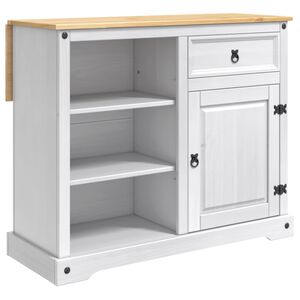 vidaXL Kj&oslash;kken&oslash;yset 2 stk. Hvit og Honningvoks 112 x 70 x 91,5 cm
