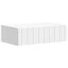 vidaXL Vegghengt Sidebord Hvit 59 x 34,5 x 17 cm Konstruert tre