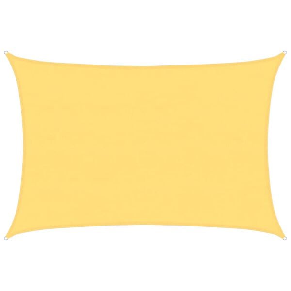 vidaXL Solseil 160 g/m² beige 5x6 m HDPE