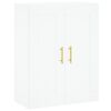 vidaXL Highboard hvit 69,5x34x180 cm konstruert tre