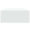 vidaXL Veggmonterte skuffehyller 2 stk hvit 60x23,5x10 cm MDF