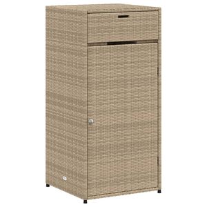 vidaXL Putekasse beige 55x55x111 cm polyrotting