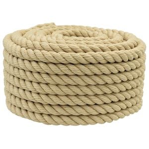 vidaXL B&aring;tsnor 2 mm 100 m Naturlig