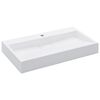 vidaXL Vask 80x46x11 cm mineralst&oslash;pt/marmorst&oslash;pt hvit