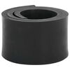 vidaXL Gummikant for sn&oslash;plog svart 80x10x1 cm
