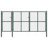 vidaXL Hageport st&aring;l 400x200 cm gr&oslash;nn