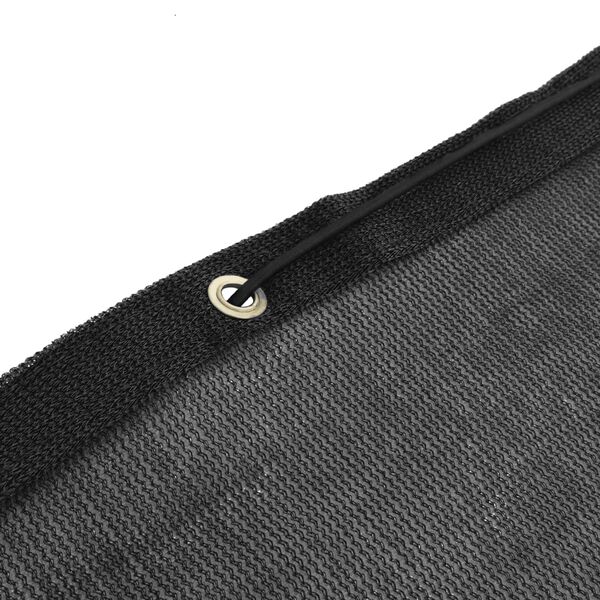 vidaXL Containernett HDPE 4x9 m svart