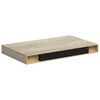 vidaXL Flytende vegghyller 4 stk eik 40x23x3,8 cm MDF