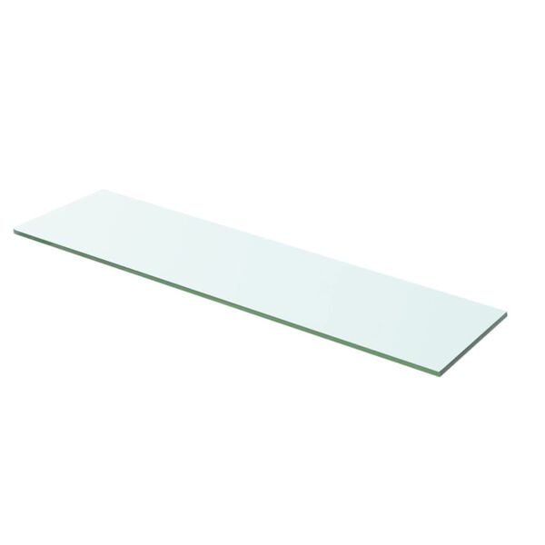 vidaXL Hyllepanel klart glass 60x12 cm